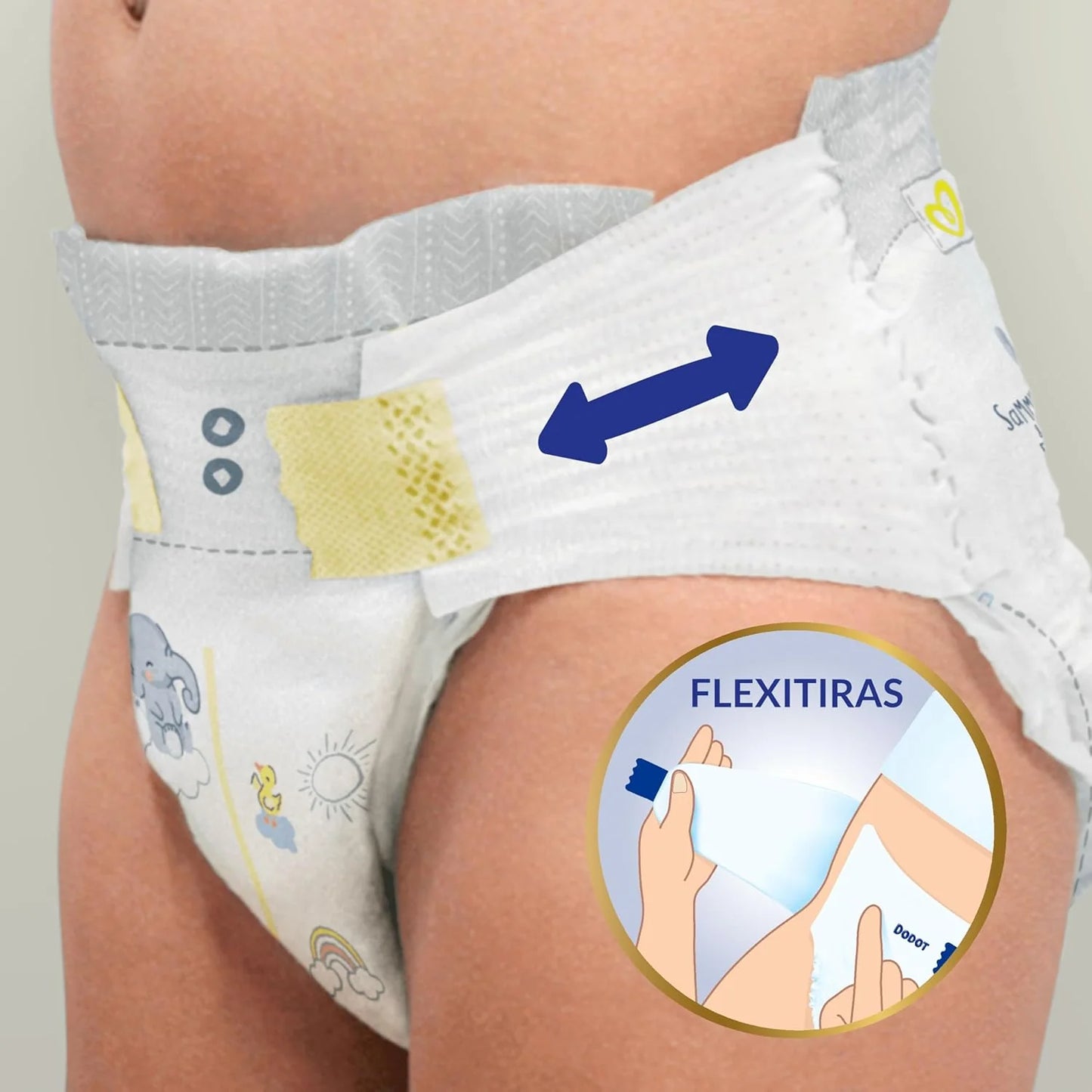 Dodot Pañales Bebé Sensitive, Talla 4 (9-14 kg), 192 Pañales + 4 Pants de Regalo, Hasta 12 h De Protección Antifugas y Cuidado de la Piel, Pack Mensual