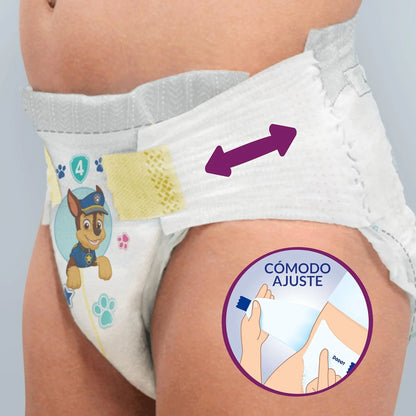Dodot Pañales Bebé Activity, Talla 4 (9-14 kg),174 Pañales, Hasta 12h de Protección Antifugas y Ajuste, Pack Mensual