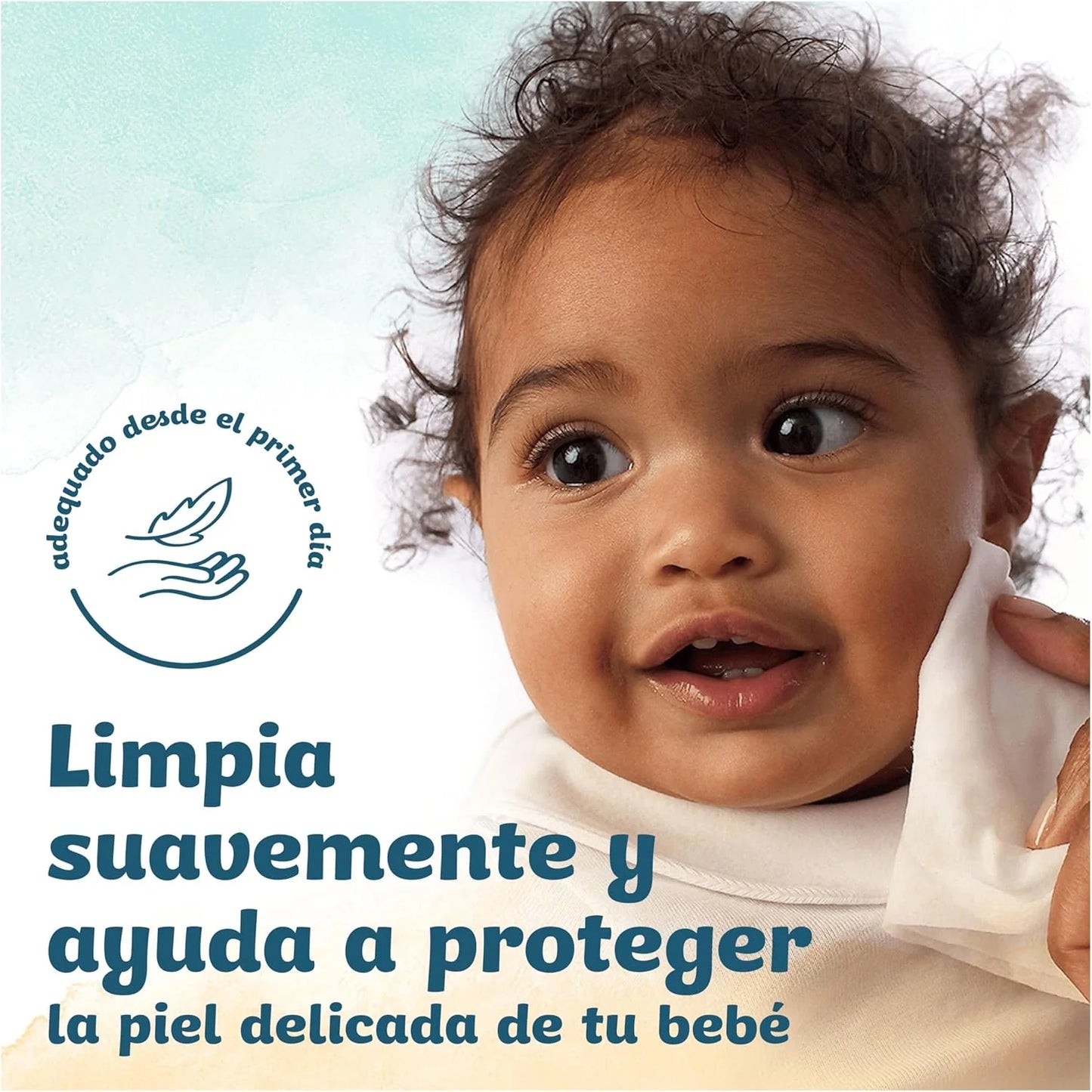 Dodot Toallitas Pure Cuida & Protege Para Bebé, 792 Toallitas (18 Packs De 44 Unidades), Ayuda a restaurar el pH natural de la piel, 99 Agua, Sin plástico